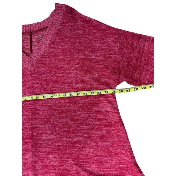 torrid 2 sweater Women Red V Neck Drop Shoulder Shark Bite hem Soft - Picture 8 of 10